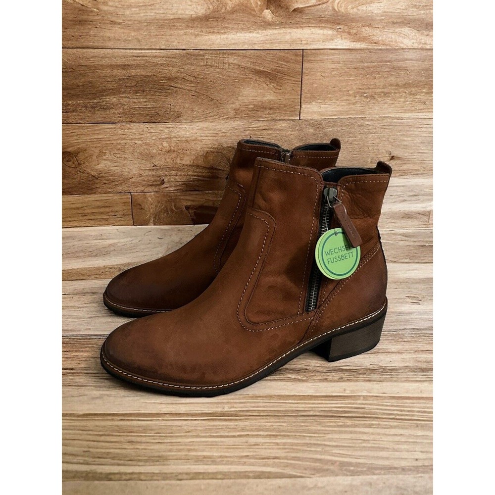 Paul Green Diego Boot Cognac Nubuck at (US Women's 9) M - Picture 2 of 8